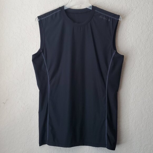 Devops Men's Muscle Shirt Sleeveless Gym Workout Tank Top Black Size 2XL - Picture 1 of 6